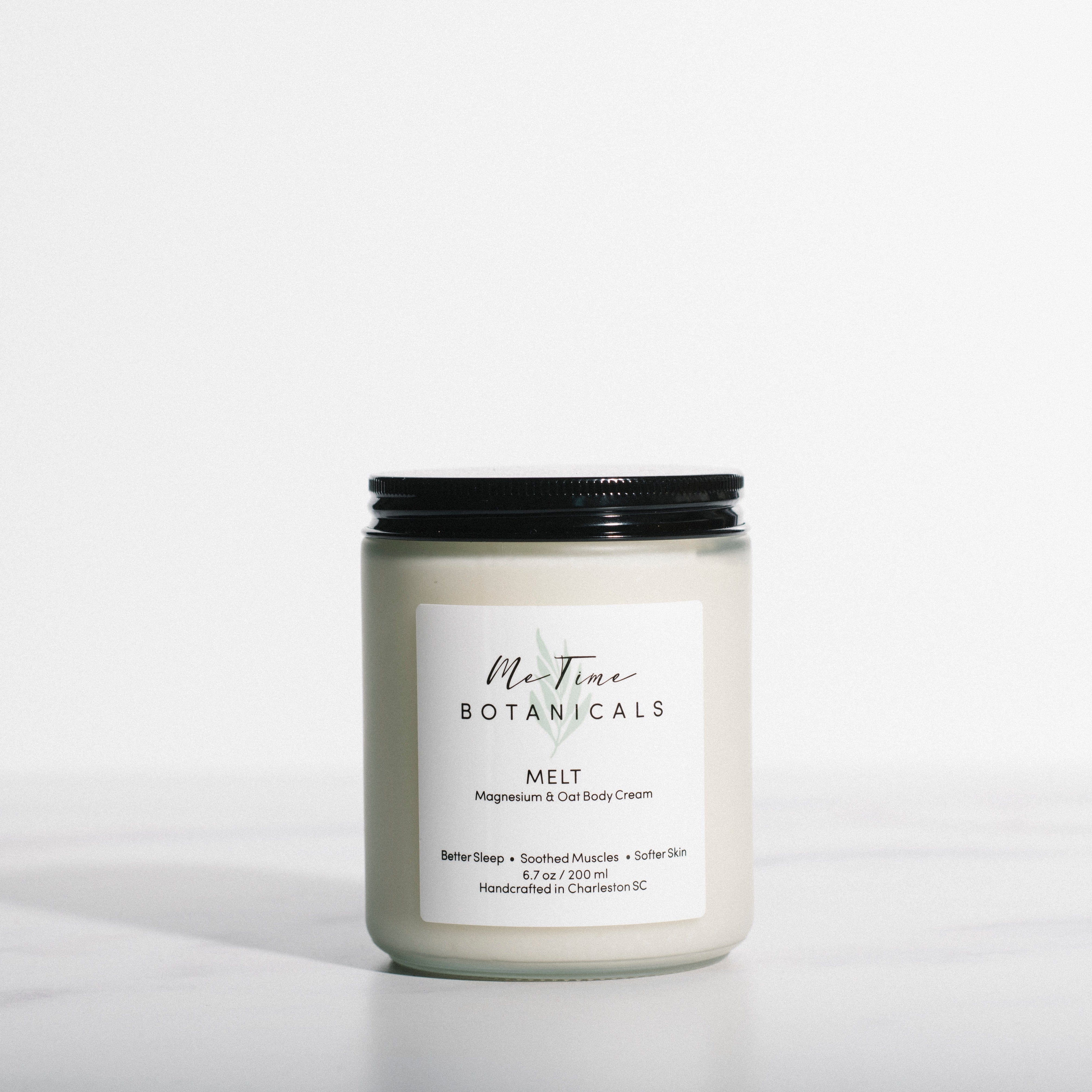 Melt Lotion with a label on a white background