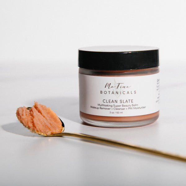 Jar of 'Clean Slate' by Ole Tanu Botanicals on a white background