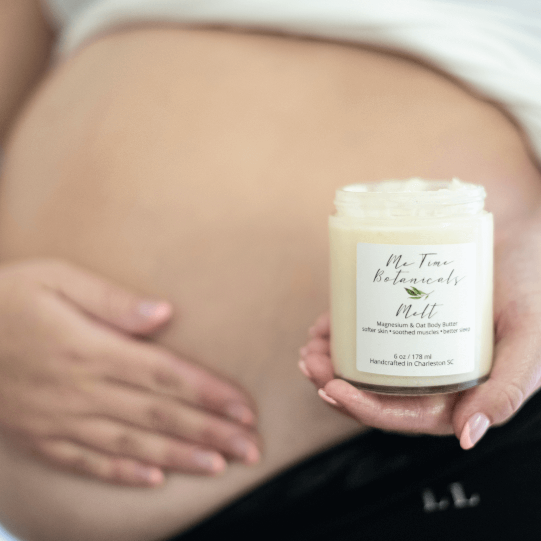 Pregnancy safe Melt Magnesium Cream for sleep and crampy twitchy restless legs
